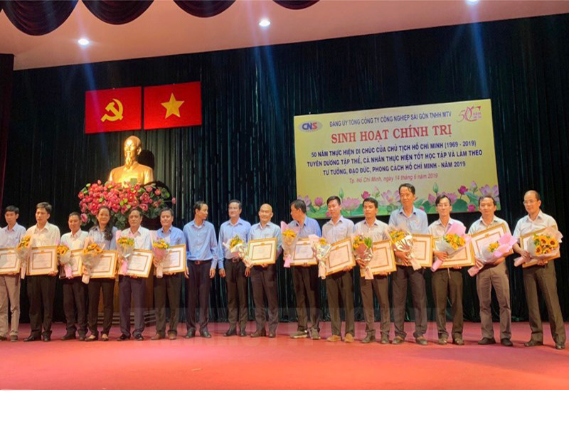Tổng Công ty Công nghiệp Sài Gòn tuyên dương 26 tập thể và cá nhân tiêu biểu
