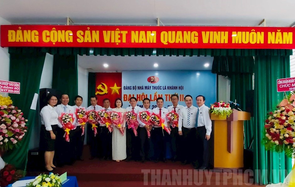 Đại hội Đảng bộ Nhà máy Thuốc lá Khánh Hội