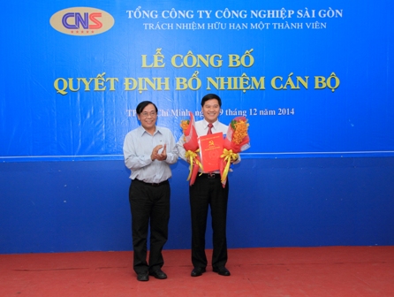 Tổng Công ty Công nghiệp Sài Gòn bổ nhiệm tân Tổng Giám đốc Tổng Công ty