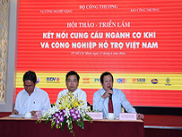 Hội thảo “Kết nối cung cầu ngành Cơ khí và Công nghiệp hỗ trợ Việt Nam”