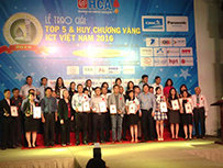 Trao giải Top 5 và Huy chương vàng Công nghệ thông tin - Viễn thông 2016