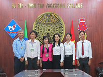 Lãnh đạo công ty TNHH CNS Amura Precision tới thăm và làm việc với trường Cao đẳng nghề tỉnh Bà Rịa - Vũng Tàu