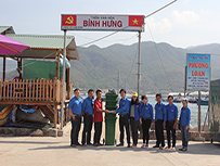 Đoàn Cơ quan Văn phòng TCT tổ chức hoạt động an sinh xã hội tại đảo Bình Hưng